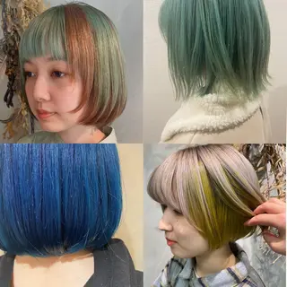カラー デザインカラー/パー マ🦖外岡咲希🦖のヘアスタイル