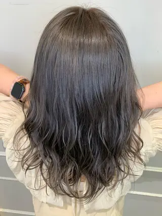 セミロング カラー 🦖鶴岡香純🦖 育休中のヘアスタイル