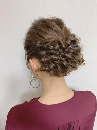 ロング ヘアアレンジ 🦖鶴岡香純🦖 育休中のヘアスタイル