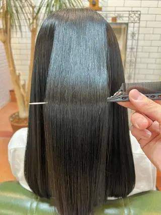 ロング カラー 石井 佑樹のヘアスタイル