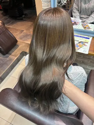 ロング カラー 🎀オリーブベージュ /minami🎀のヘアスタイル