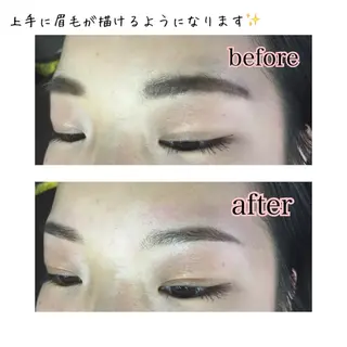 ショート ミディアム セミロング ロング カラー パーマ ヘアアレンジ ネイル マツエク・マツパ 眉毛サロン DUAL 恵比寿の眉毛・アイブロウイメージ