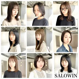 ミディアム カラー イサミ カズヒロのヘアスタイル