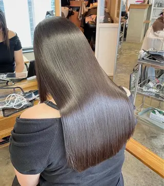 セミロング カットモデル୨୧大阪 梅田タカシマリナ♡のヘアスタイル