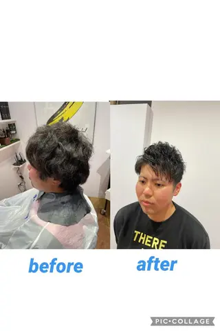 メンズ 長屋 裕也のヘアスタイル