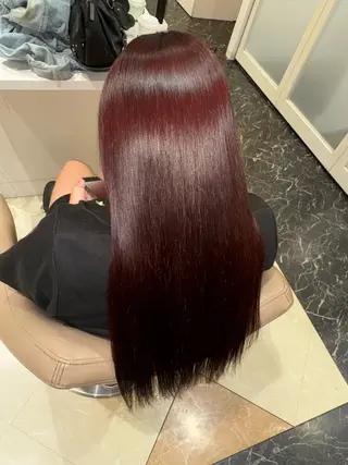 ロング 髪質改善カラー なーこ💖🌈のヘアスタイル