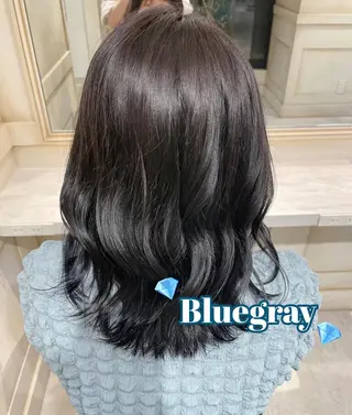 セミロング カラー 🌷ピンク/韓国風 暖色カラー ゆい🌷のヘアスタイル