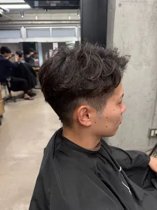 ショート パーマ メンズ 【good!】所属・中野good! 阿久津のヘアスタイル