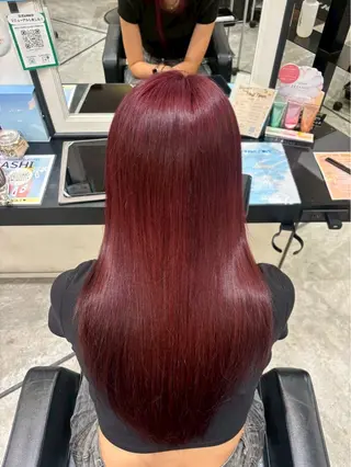 ロング カラー 前野 恵鈴のヘアスタイル