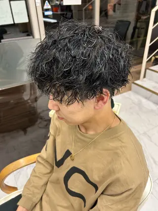 ショート パーマ メンズ メンズパーマ 💈後閑和真💈のヘアスタイル