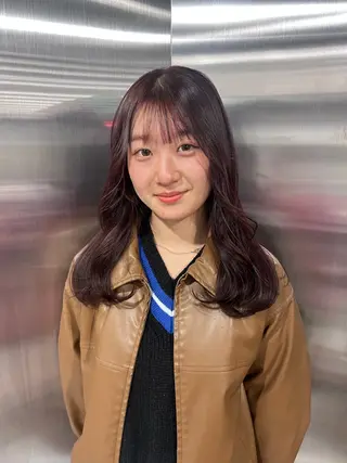 セミロング カラー 冬っぽカラー/ マツエク/ゆきなのマツエク・マツパデザイン