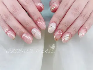 ネイル 神田 ココナッツのネイルデザイン