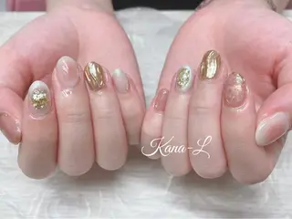 カラー ネイル 芦辺 香奈のネイルデザイン