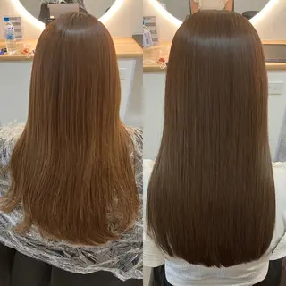 ロング カラー ヘアアレンジ キッズ 横浜関内髪質改善 re:Magoのヘアスタイル