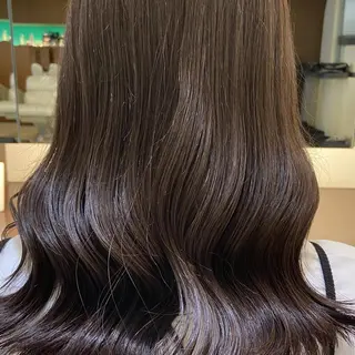 カラー セミロング VanCouncil 札幌本店のヘアスタイル