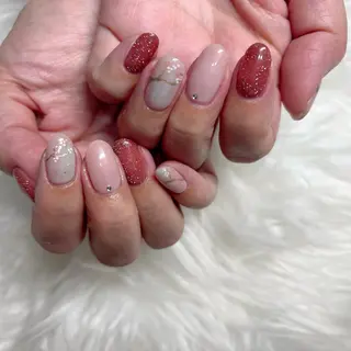 ミディアム B_Mila 水戸   萬城のネイルデザイン