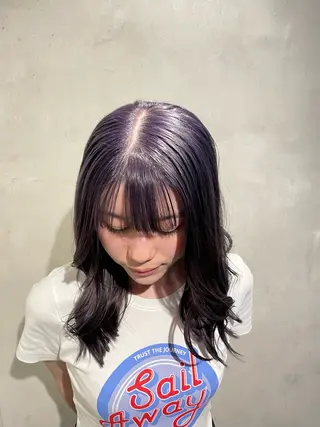 セミロング EIGHT　最所 瑞稀のヘアスタイル