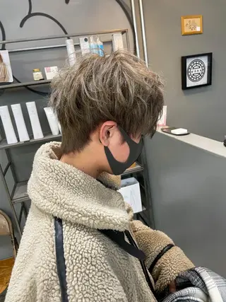 カラー メンズ メンズ専門サロン wokeのヘアスタイル
