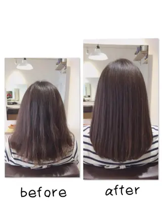 セミロング 福地 礼奈のヘアスタイル