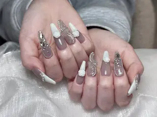 ネイル Jenn Nail_ ヘビのネイルデザイン