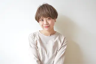 ショート カラー パーマ 木下 修兵のヘアスタイル