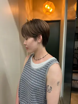 ショート カラー ハイトーンカラー/ さらさのヘアスタイル