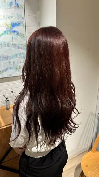 ロング efesto所属・前畑 凜のヘアスタイル