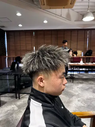 ショート カラー パーマ メンズ growth天神店【グロウ】所属・growth MIKIYAのヘアスタイル