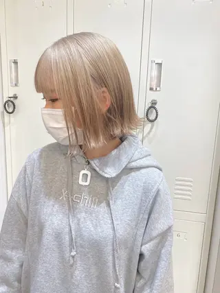 ショート カラー PEYP prod ICON所属・パーマ/ケアブリーチ /博多/YOSUKEのヘアスタイル