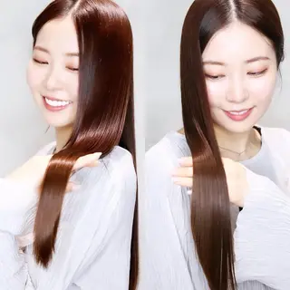 ロング カラー パーマ 髪質改善 jewel box~私のトリートメント~東梅田店所属・💎髪質改善専門 jewel boxのヘアスタイル