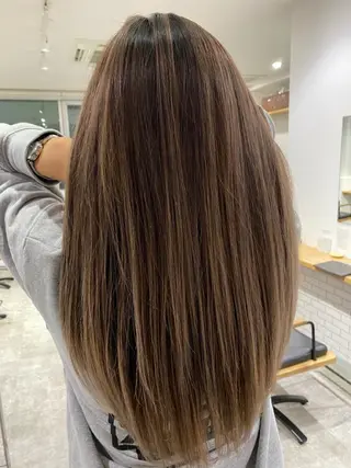 ミディアム カラー JILBLAN京都 ショート/ハイライトのヘアスタイル