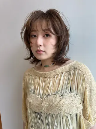 ミディアム 鈴木 三保のヘアスタイル
