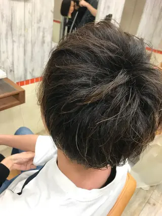 ショート Amor等々力所属・佐藤 三四郎のヘアスタイル