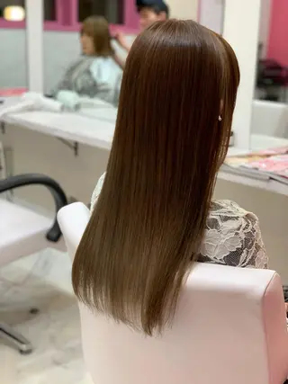 ロング カラー ✨ハイトーン✨透明感 ✨生神　優季のヘアスタイル