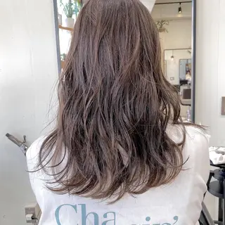 セミロング カラー ヘアアレンジ tane.所属・【ダメージレス施術】 【透明感】北村 拓也のヘアスタイル