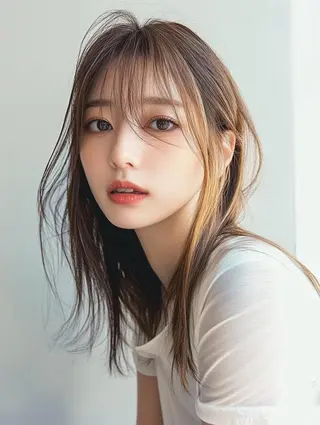 ミディアム カラー JILL by GiseL/天神のヘアスタイル