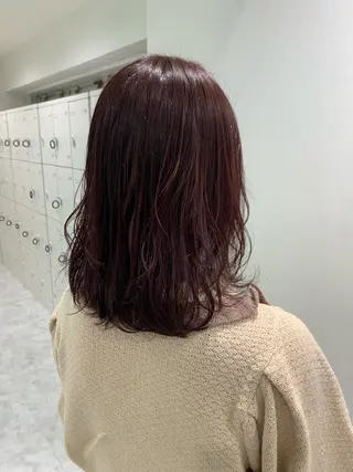 セミロング I S所属・🌿透明感カラー‪ 縮毛矯正✨かずきのヘアスタイル