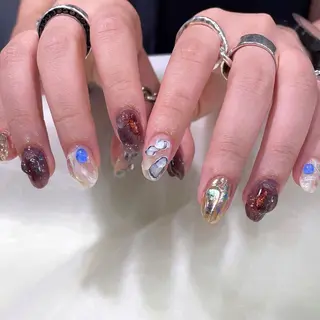 ネイル 新井 ひなののネイルデザイン