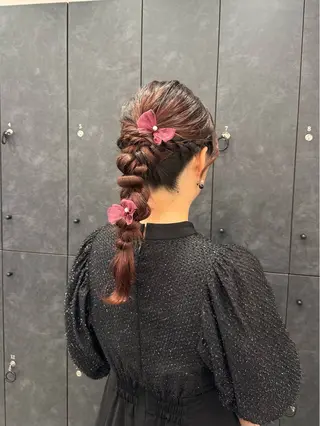 ロング 銀座/ヘアセット シマムラ ミホのヘアスタイル