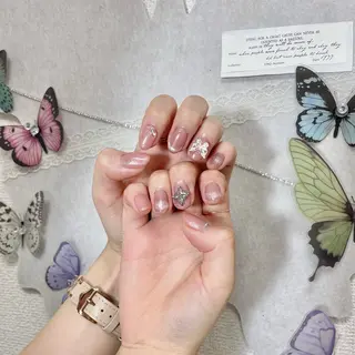 ネイル By moonネイル 🌷ワンホン/韓国風のネイルデザイン