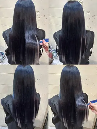 ロング カラー 6Dエクステ 板橋店のヘアスタイル
