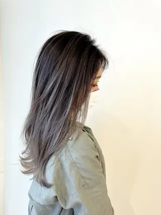 ロング カラー 美髪カラー✨本間 貴広のヘアスタイル