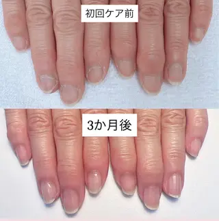 ネイル nail salon en所属・【自爪育成】nail salon enのネイルデザイン