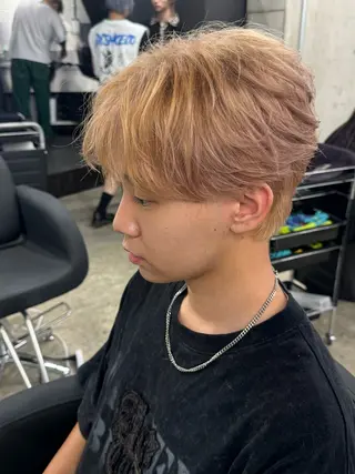 ショート カラー メンズ Pia/KIRIA /福岡美容室のヘアスタイル