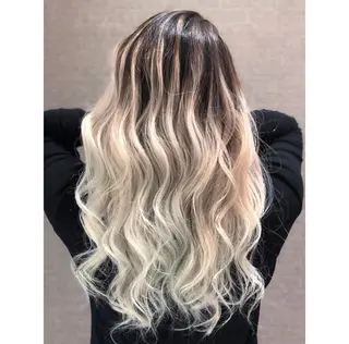 ロング カラー ヘアアレンジ アンドウ ユウ/ レイヤーカット/韓国のヘアスタイル