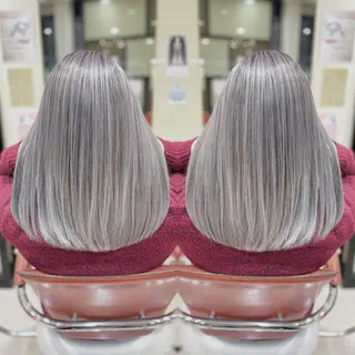 ミディアム Y Uのヘアスタイル