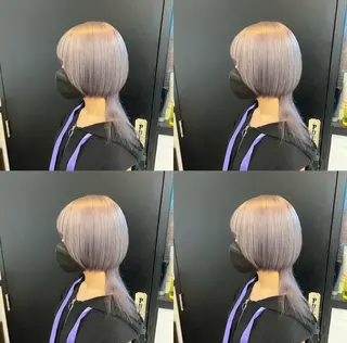 ミディアム カラー 髪質改善カラー /美髪矯正🫧ゆたかのヘアスタイル