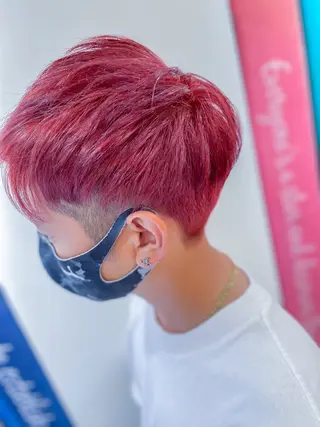 カラー メンズ Ma ruのヘアスタイル