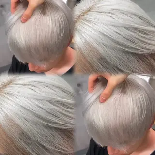 ショート カラー CHROMAN by become所属・RYUKI/ 複雑履歴ハイトーンのヘアスタイル