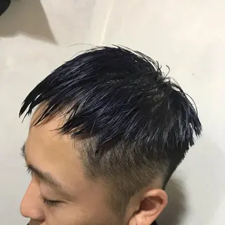 ショート カラー ヘアアレンジ メンズ 山崎 澪 レイヤーカット/大宮のヘアスタイル